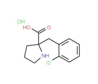 (S)-alpha-(2-Chlorobenzyl)proline HCl (CAS 637020-76-9) - chemical structure image