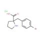 (S)-alpha-(4-Bromobenzyl)proline HCl (CAS 637020-93-0) - chemical structure image