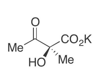 (S)-&alpha;-Acetolactic Acid Potassium Salt (CAS 71698-08-3 (free acid)) - chemical structure image