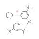 (S)-α,α-Bis[3,5-bis(trifluoromethyl)phenyl]-2-pyrrolidinemethanol (CAS 848821-76-1) - chemical structure image
