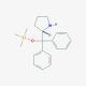 (S)-(−)-α,α-Diphenyl-2-pyrrolidinemethanol trimethylsilyl ether (CAS 848821-58-9) - chemical structure image