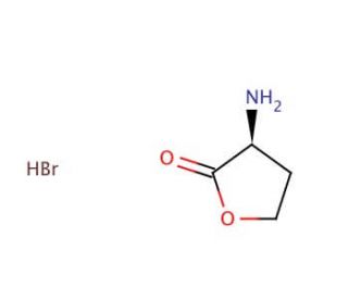 (S)-(&minus;)-&alpha;-Amino-&gamma;-butyrolactone hydrobromide (CAS 15295-77-9) - chemical structure image