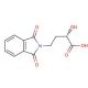 (S)-(+)-α-Hydroxy-1,3-dioxo-2-isoindolinebutyric acid (CAS 48172-10-7) - chemical structure image