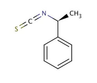 (S)-(&plus;)-&alpha;-Methylbenzyl isothiocyanate (CAS 24277-43-8) - chemical structure image