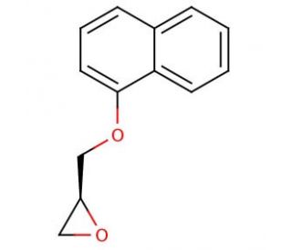 S-(&plus;)-&alpha;-Naphthyl Glycidyl Ether - chemical structure image