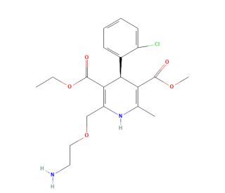 (S)-Amlodipine (CAS 103129-82-4) - chemical structure image