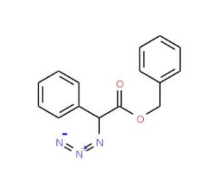 (S)-Benzyl 2-azido-2-phenylethanoate (CAS 113543-52-5) - chemical structure image