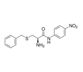 S-Benzyl-L-cysteine p-nitroanilide (CAS 7436-62-6) - chemical structure image