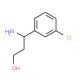 (S)-beta-(3-chlorophenyl)alaninol (CAS 886061-26-3) - chemical structure image