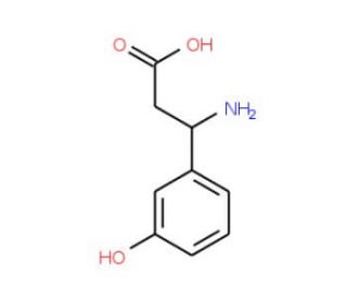 (S)-beta-(3-hydroxyphenyl)alanine (CAS 695149-42-9) - chemical structure image