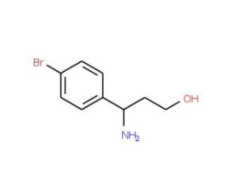 (S)-beta-(4-bromophenyl)alaninol hydrochloride (CAS 1143534-62-6 (HCl salt)) - chemical structure image