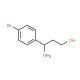 (S)-beta-(4-bromophenyl)alaninol hydrochloride (CAS 1143534-62-6 (HCl salt)) - chemical structure image