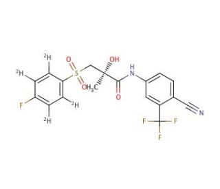 (S)-Bicalutamide-d4 - chemical structure image