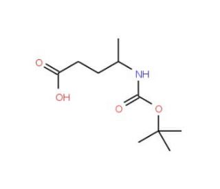 (S)-Boc-4-amino-pentanoic acid (CAS 207924-92-3) - chemical structure image