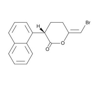 (S)-Bromoenol lactone (CAS 478288-94-7) - chemical structure image