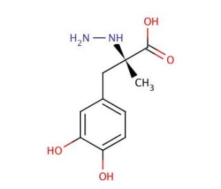S(&minus;)-Carbidopa (CAS 28860-95-9) - chemical structure image