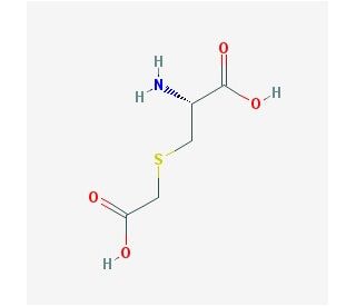 S-Carboxymethyl-L-cysteine (CAS 638-23-3) - chemical structure image