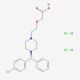 (S)-Cetirizine Dihydrochloride (CAS 163837-48-7) - chemical structure image