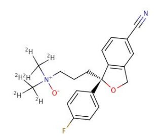 (S)-Citalopram-d6 N-Oxide - chemical structure image
