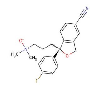(S)-Citalopram N-Oxide (CAS 917482-45-2) - chemical structure image