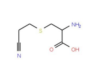 S-Cyanoethyl-L-cysteine (CAS 3958-13-2) - chemical structure image