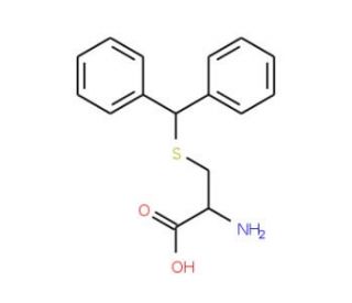 S-Diphenylmethyl-L-cysteine (CAS 5191-80-0) - chemical structure image