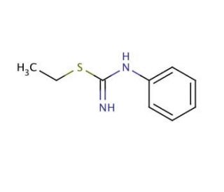 S-Ethyl N-Phenylisothiourea (CAS 19801-34-4) - chemical structure image