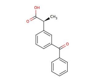 (S)-(&plus;)-Ketoprofen (CAS 22161-81-5) - chemical structure image