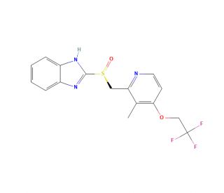 (S)-Lansoprazole (CAS 138530-95-7) - chemical structure image