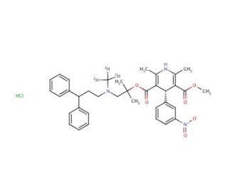 (S)-Lercanidipine-d3 Hydrochloride - chemical structure image