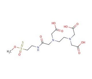 [S-Methanethiosulfonylcysteaminyl]ethylenediamine-N,N,N&prime;,N&prime;-Tetraacetic Acid (CAS 832733-28-5) - chemical structure image