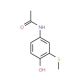 S-Methyl-3-thioacetaminophen (CAS 37398-23-5) - chemical structure image