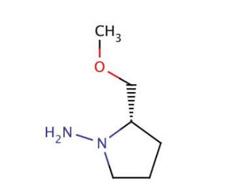 (S)-(&minus;)-1-Amino-2-(methoxymethyl)pyrrolidine (CAS 59983-39-0) - chemical structure image