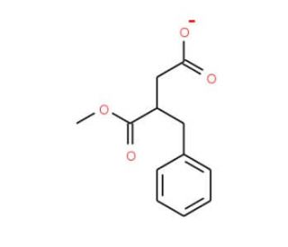 (S)-(&minus;)-2-Benzylsuccinic acid 1-methyl ester (CAS 182247-45-6) - chemical structure image