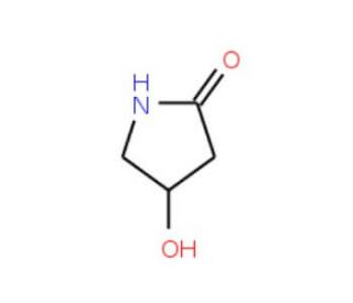 (S)-(&minus;)-4-Hydroxy-2-pyrrolidinone (CAS 68108-18-9) - chemical structure image