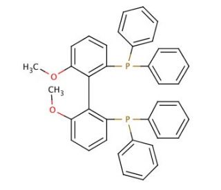 (S)-(&minus;)-(6,6&prime;-Dimethoxybiphenyl-2,2&prime;-diyl)bis(diphenylphosphine) (CAS 133545-17-2) - chemical structure image
