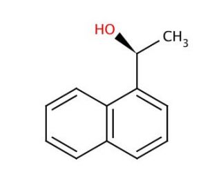 (S)-(&minus;)-&alpha;&minus;Methyl-1-naphthalenemethanol (CAS 15914-84-8) - chemical structure image