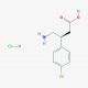 S(−)-Baclofen hydrochloride (CAS 63701-56-4) - chemical structure image