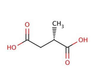 (S)-(−)-Methylsuccinic acid (CAS 2174-58-5) - chemical structure image