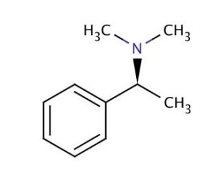 (S)-(&minus;)-N,N-Dimethyl-1-phenylethylamine (CAS 17279-31-1) - chemical structure image