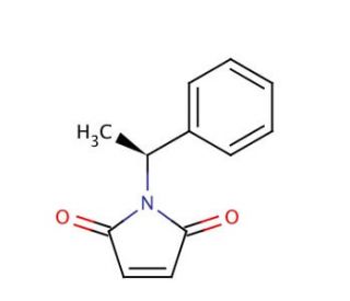 (S)-(&minus;)-N-(1-Phenylethyl)maleimide (CAS 60925-76-0) - chemical structure image