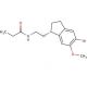 (S)-N-[2-(5-Bromo-2,3-dihydro-6-methoxy-1H-inden-1-yl)ethyl]propanamide - chemical structure image