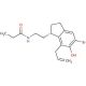 (S)-N-[2-[7-Allyl-5-bromo-2,3-dihydro-6-hydroxy-1H-inden-1-yl]ethyl]propanamide - chemical structure image