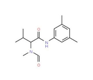 (S)-N-(3,5-Dimethylphenyl)-3-methyl-2-(N-formyl-N-methylamino)butanamide (CAS 731797-86-7) - chemical structure image