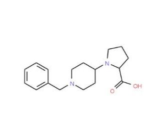 (S)-N-[4&prime;-benzyl)piperidino]proline (CAS 669713-67-1) - chemical structure image