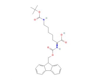 S)-N-&alpha;-Fmoc-N&prime;-Boc-homo-lysine - chemical structure image