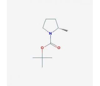 (S)-N-Boc-2-methylpyrrolidine (CAS 137496-71-0) - chemical structure image