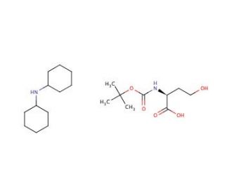 (S)-N-Boc-L-homoserine Dicyclohexylammonium Salt (CAS 63491-82-7) - chemical structure image