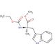 (S)-N-(Ethoxycarbonyl)-α-methyl-D-tryptophan Methyl Ester (CAS 170458-98-7) - chemical structure image