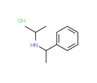 (S)-(&minus;)-N-Isopropyl-1-phenylethylamine hydrochloride (CAS 116297-12-2) - chemical structure image